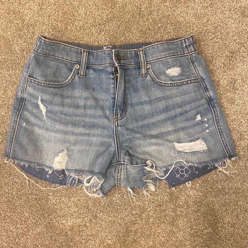 AERIE. Jean Shorts. S/P